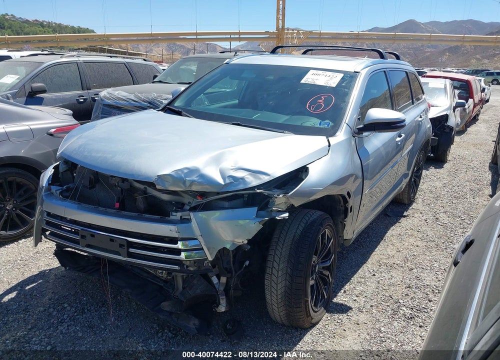2019 TOYOTA HIGHLANDER LIMITED VIN: 5TDYZRFH4KS311439