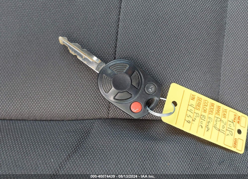 2011 FORD ESCAPE XLT AUTOMATIC VIN: 1FMCU9DG1BKC07416