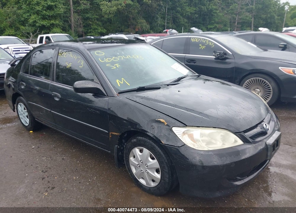 2005 HONDA CIVIC VP VIN: 1HGES16435L021576
