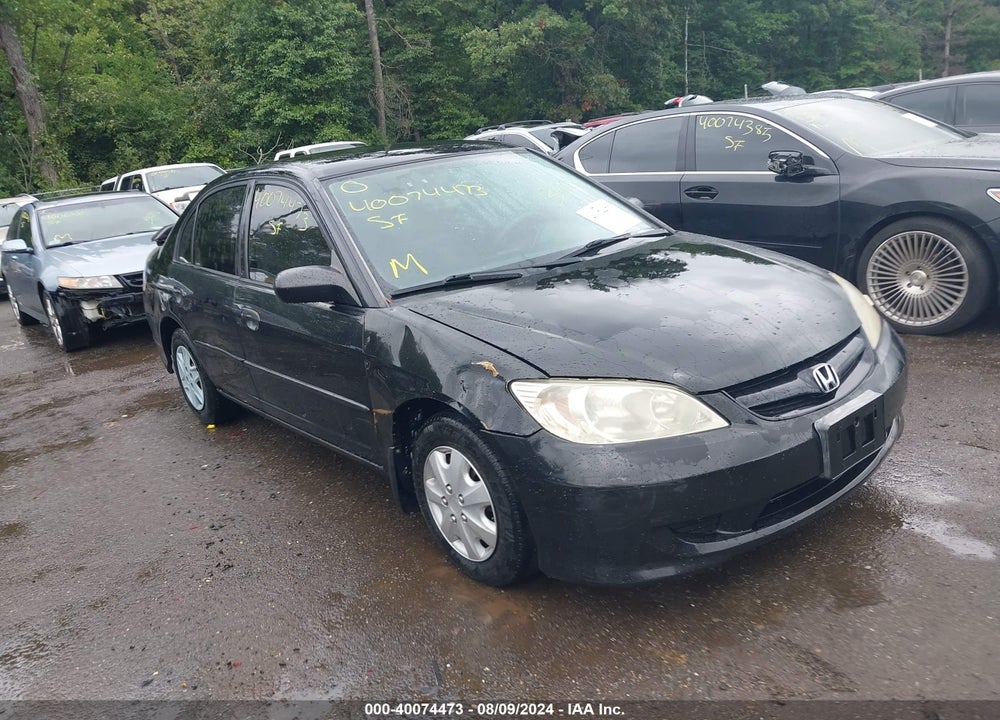 2005 HONDA CIVIC VP VIN: 1HGES16435L021576