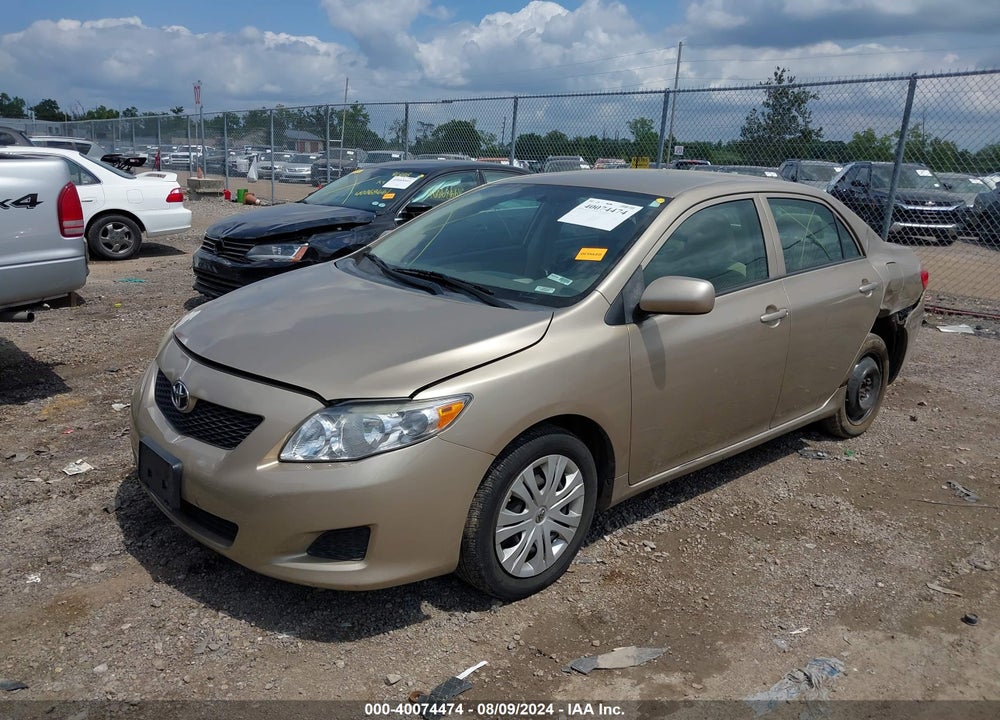 2010 TOYOTA COROLLA LE VIN: 1NXBU4EEXAZ284011