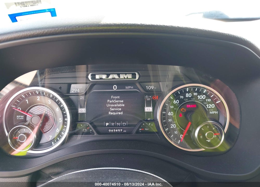 2020 RAM 1500 LONE STAR 4X4 5'7 BOX VIN: 1C6SRFFTXLN153907