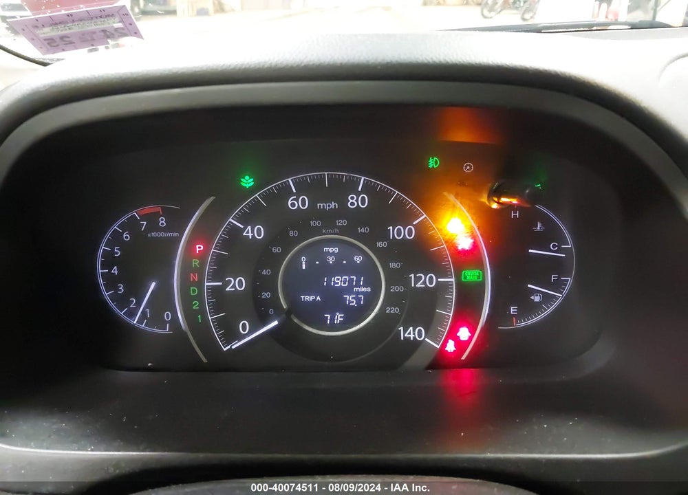 2014 HONDA CR-V VIN: 5J6RM4H77EL096309
