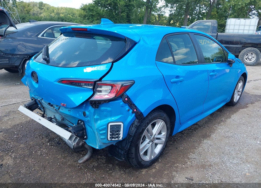 2019 TOYOTA COROLLA SE VIN: JTNK4RBE5K3071511