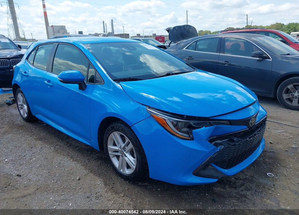 2019 TOYOTA COROLLA SE VIN: JTNK4RBE5K3071511