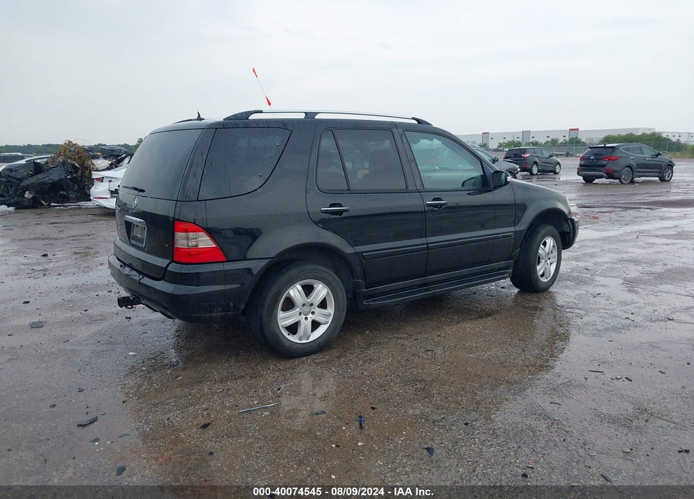 2005 MERCEDES-BENZ ML 350 4MATIC VIN: 4JGAB57E35A540405