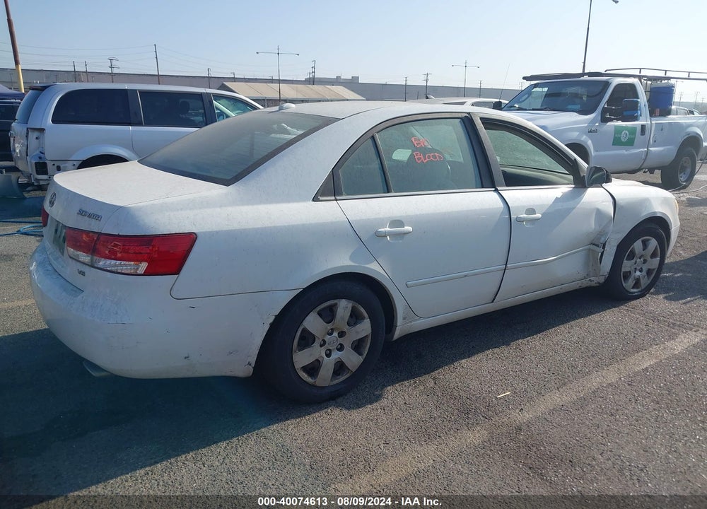 2008 HYUNDAI SONATA GLS V6 VIN: 5NPET46FX8H324779