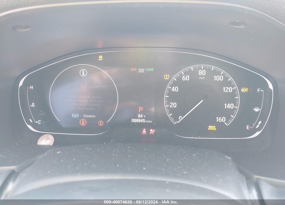 2019 HONDA ACCORD SPORT VIN: 1HGCV1F34KA128892