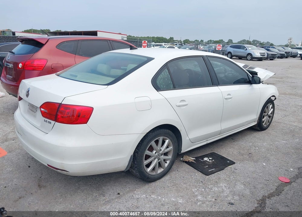 2012 VOLKSWAGEN JETTA 2.5L SE VIN: 3VWDX7AJ5CM002404