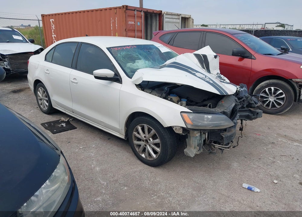 2012 VOLKSWAGEN JETTA 2.5L SE VIN: 3VWDX7AJ5CM002404