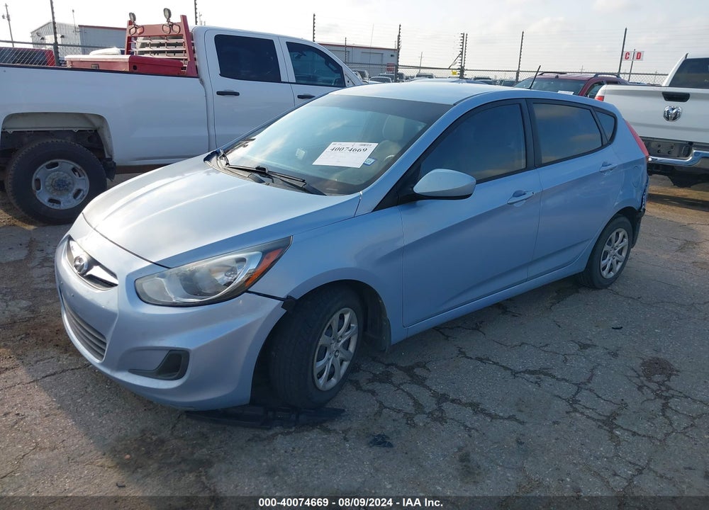 2014 HYUNDAI ACCENT GS VIN: KMHCT5AE3EU158016
