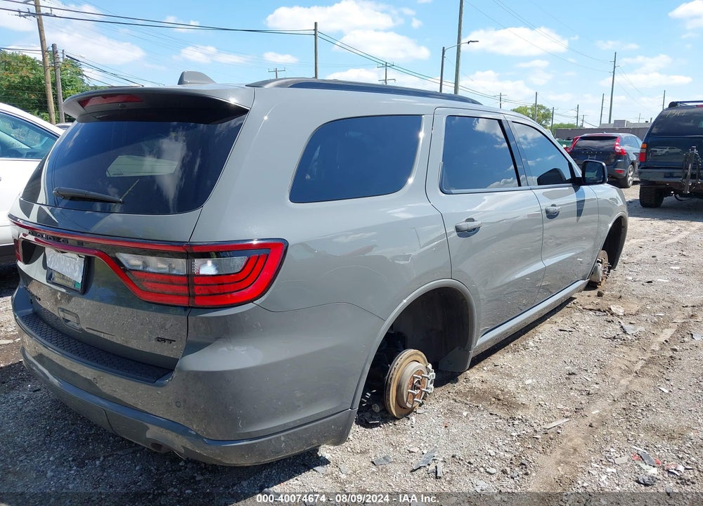 2022 DODGE DURANGO GT PLUS AWD VIN: 1C4RDJDG5NC205473
