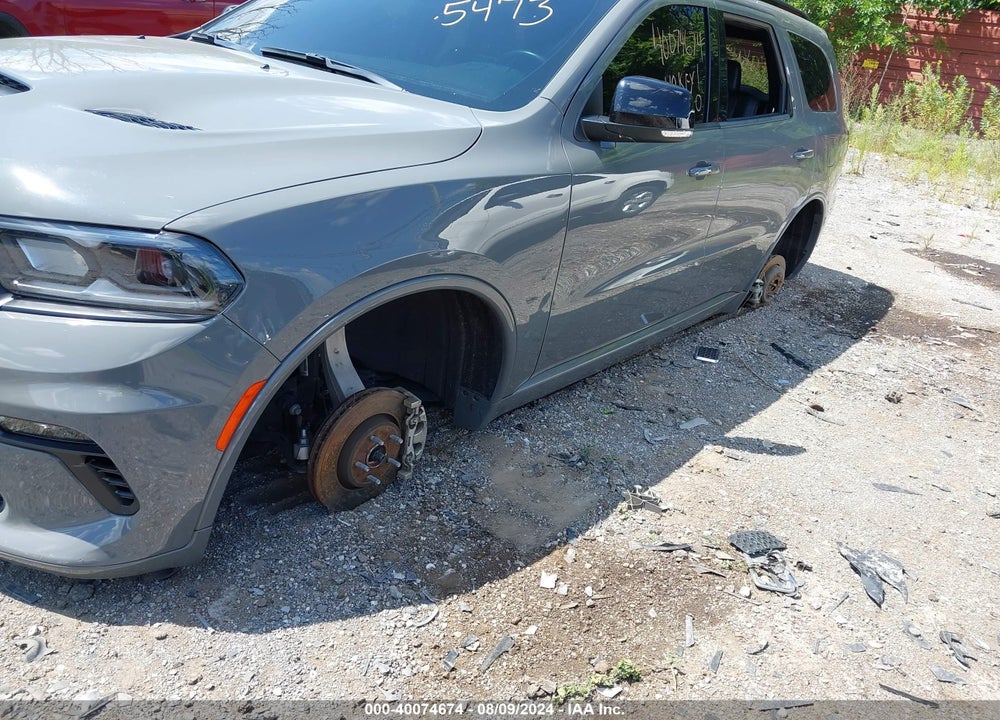 2022 DODGE DURANGO GT PLUS AWD VIN: 1C4RDJDG5NC205473