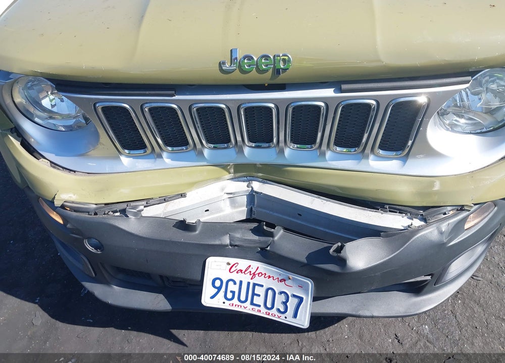 2015 JEEP RENEGADE LIMITED VIN: ZACCJADT0FPC11335