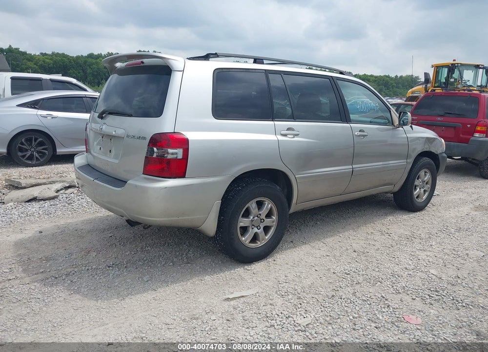 2007 TOYOTA HIGHLANDER V6 VIN: JTEHP21A970229879