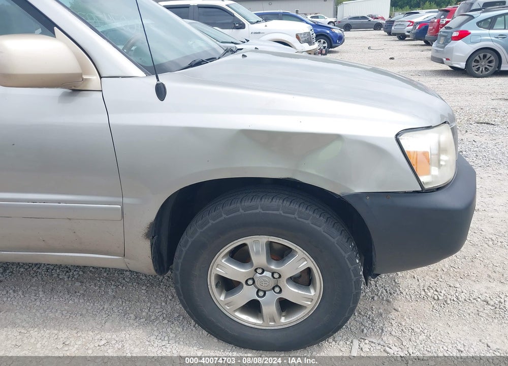 2007 TOYOTA HIGHLANDER V6 VIN: JTEHP21A970229879