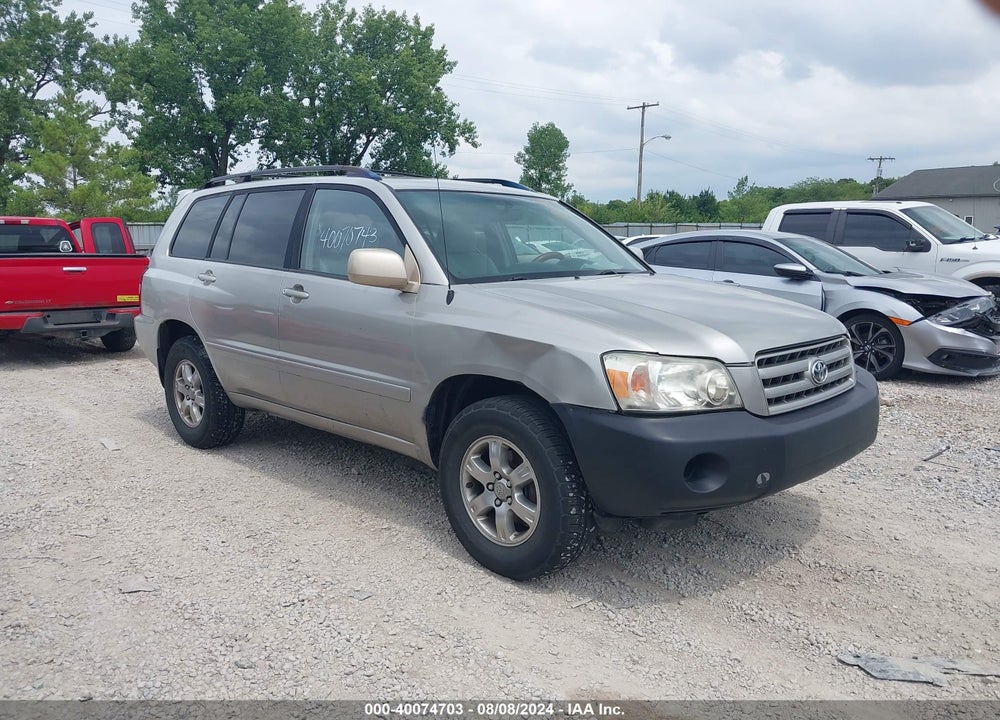 2007 TOYOTA HIGHLANDER V6 VIN: JTEHP21A970229879