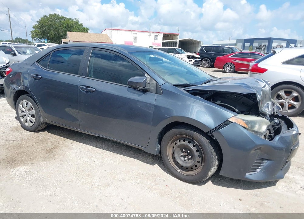 2016 TOYOTA COROLLA LE VIN: 2T1BURHE6GC651988