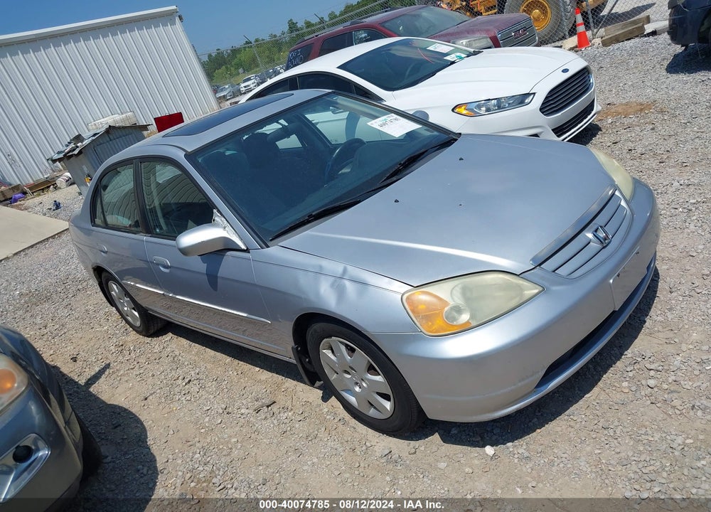 2002 HONDA CIVIC EX VIN: 1HGES26712L068181
