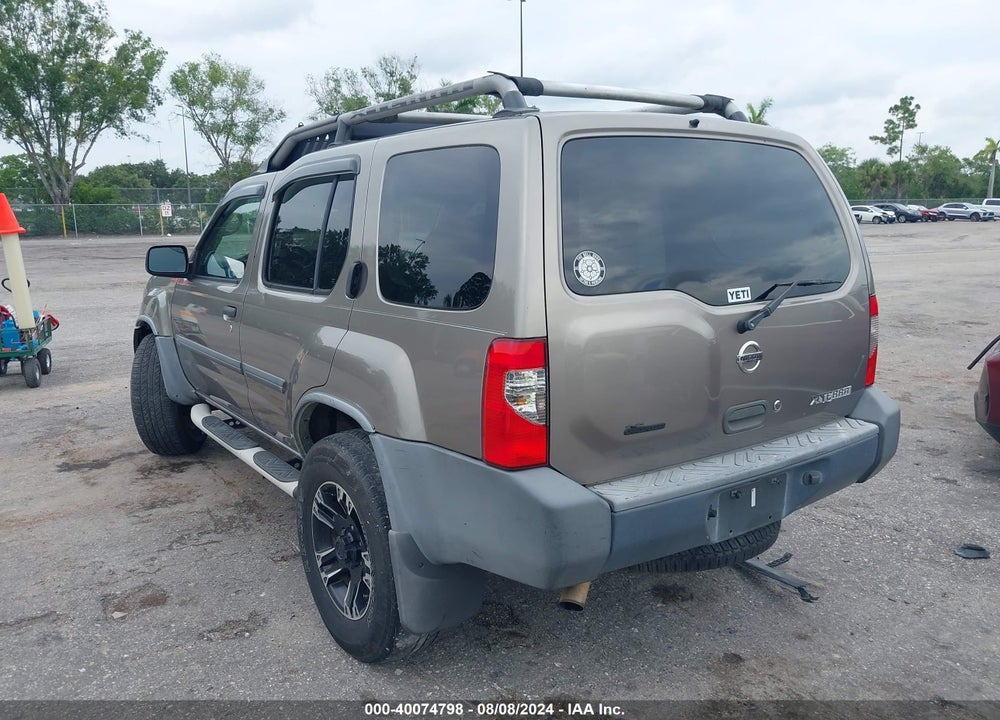 2004 NISSAN XTERRA XE VIN: 5N1ED28T54C667134