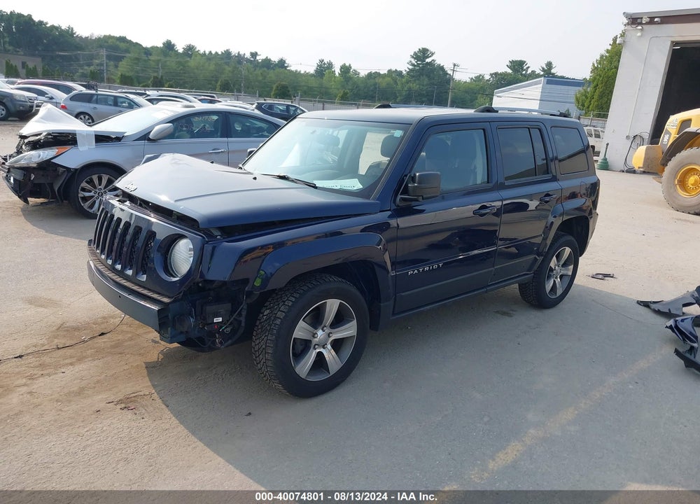 2016 JEEP PATRIOT HIGH ALTITUDE EDITION VIN: 1C4NJRFB1GD674242
