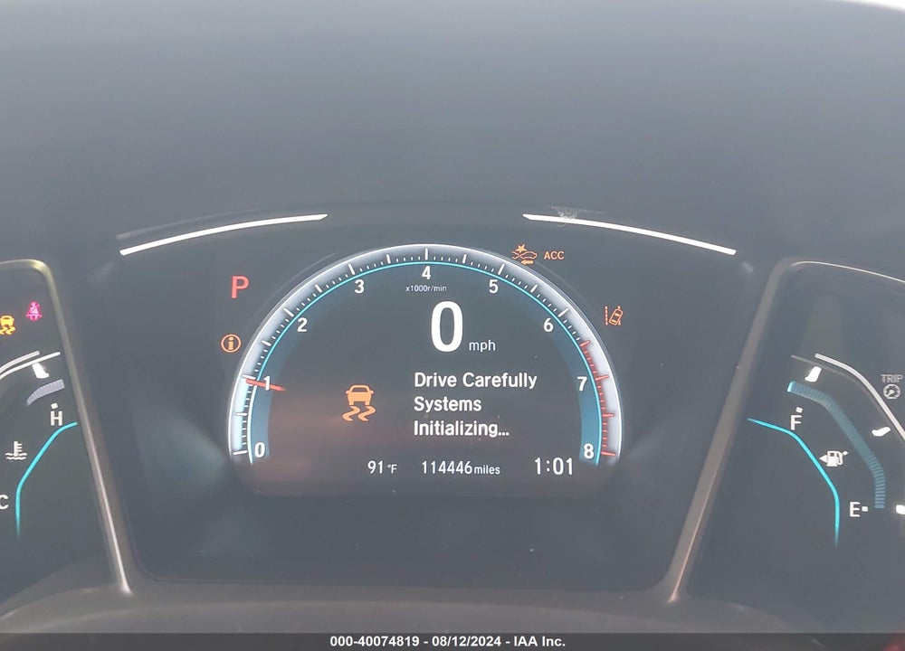2019 HONDA CIVIC EX VIN: 19XFC1F32KE216421