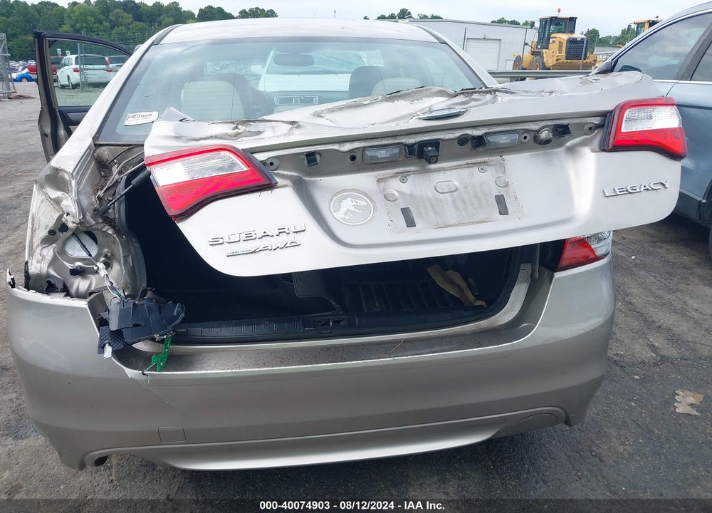 2015 SUBARU LEGACY 2.5I VIN: 4S3BNBA67F3039457