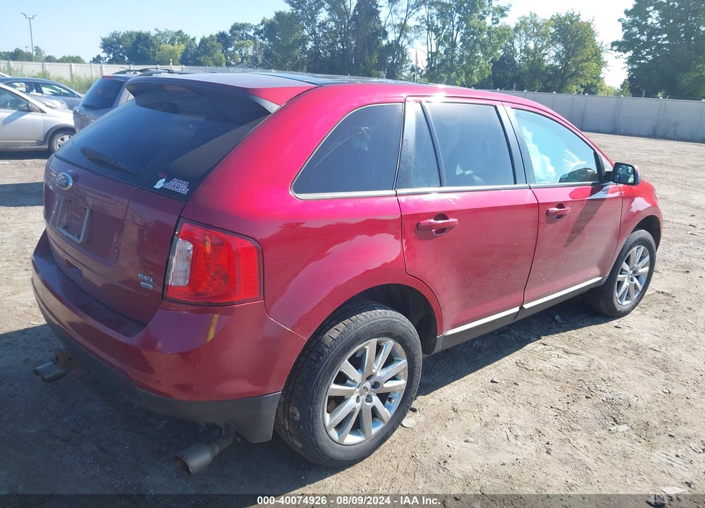 2014 FORD EDGE SEL VIN: 2FMDK4JCXEBA29535