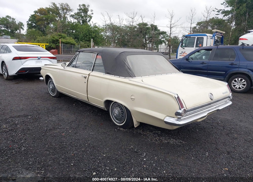 1965 PLYMOUTH VALIANT VIN: 1452612922