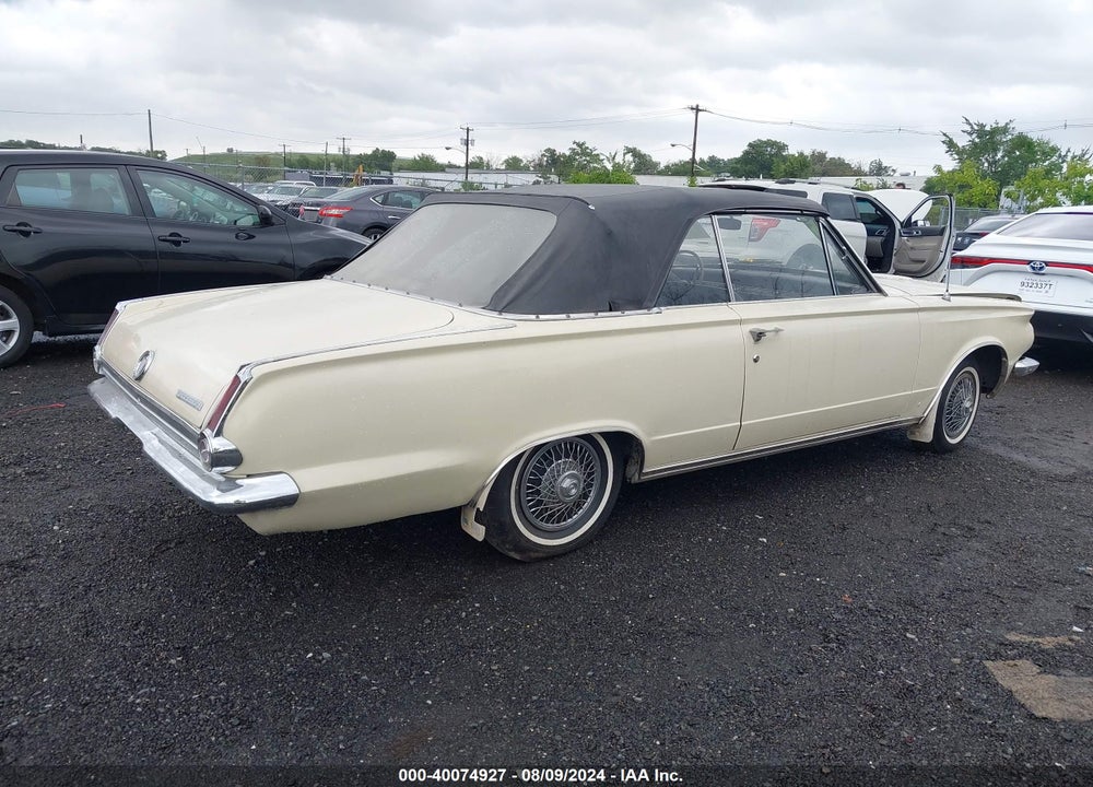 1965 PLYMOUTH VALIANT VIN: 1452612922
