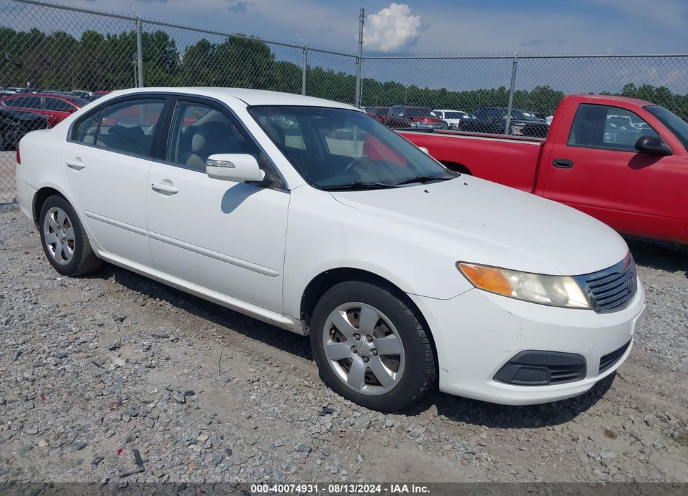2009 KIA OPTIMA LX VIN: KNAGE228X95355432