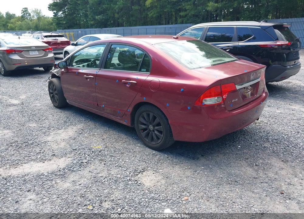 2009 HONDA CIVIC EX VIN: 19XFA16829E003299