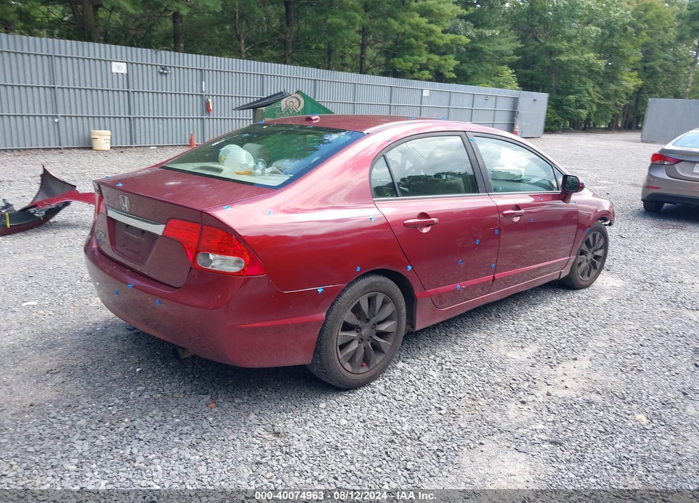2009 HONDA CIVIC EX VIN: 19XFA16829E003299