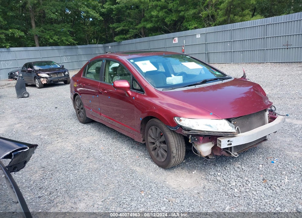2009 HONDA CIVIC EX VIN: 19XFA16829E003299