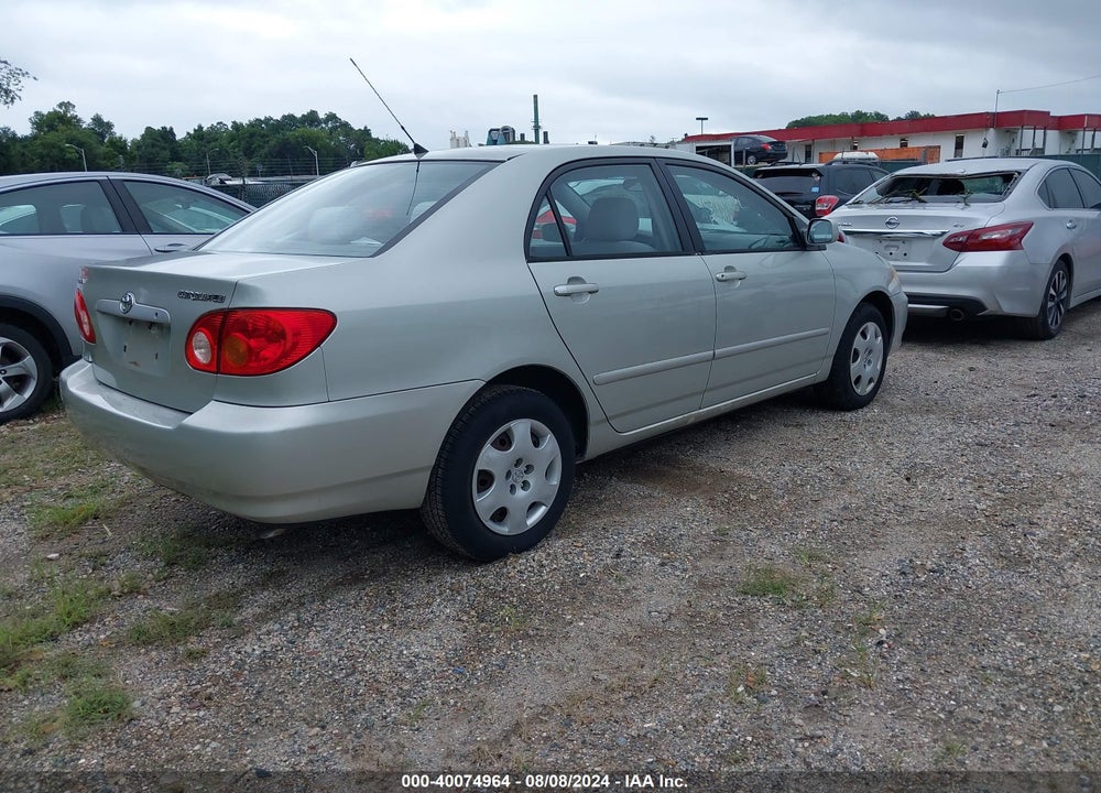 2003 TOYOTA COROLLA LE VIN: 2T1BR32E53C128401