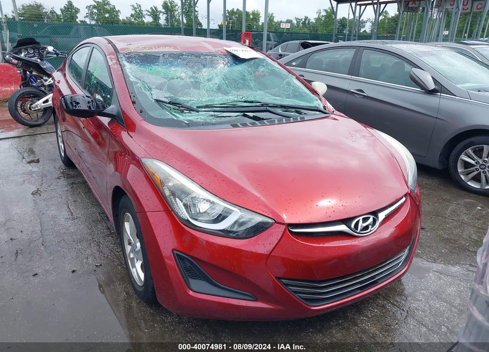 2014 HYUNDAI ELANTRA SE VIN: 5NPDH4AE2EH543291