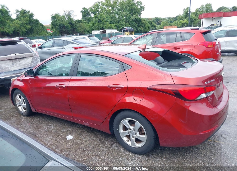 2014 HYUNDAI ELANTRA SE VIN: 5NPDH4AE2EH543291