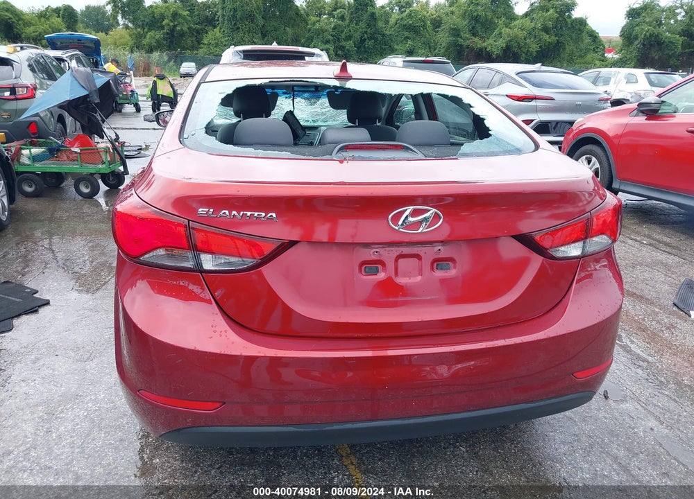 2014 HYUNDAI ELANTRA SE VIN: 5NPDH4AE2EH543291