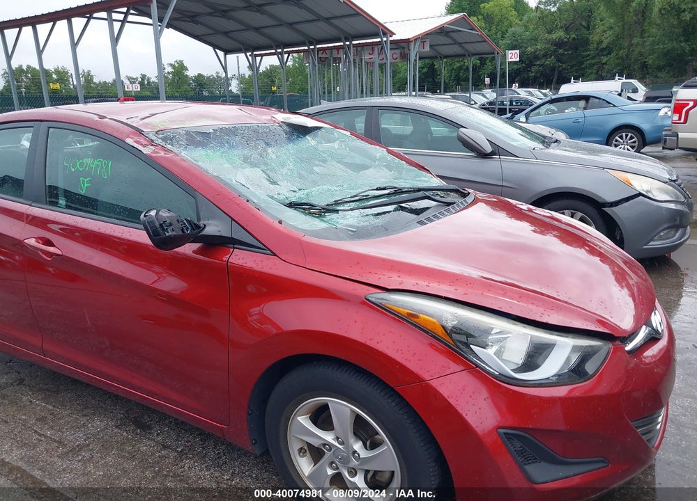 2014 HYUNDAI ELANTRA SE VIN: 5NPDH4AE2EH543291