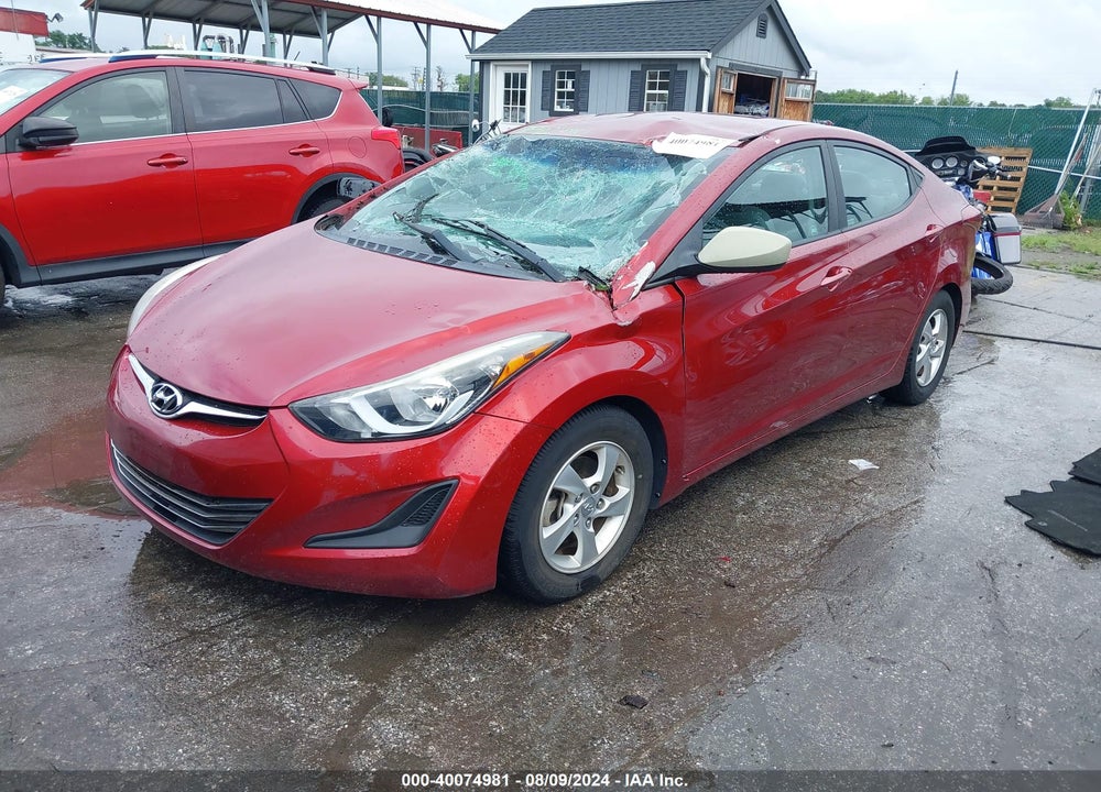 2014 HYUNDAI ELANTRA SE VIN: 5NPDH4AE2EH543291