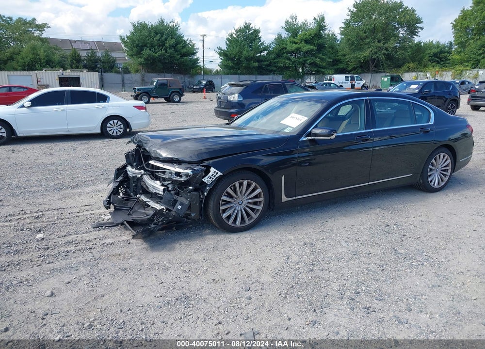 2022 BMW 740 I XDRIVE VIN: WBA7T4C03NCJ65780