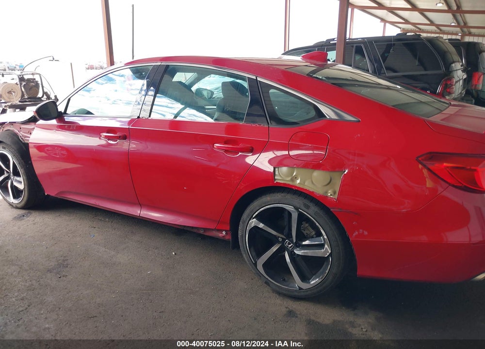 2018 HONDA ACCORD SPORT VIN: 1HGCV1F36JA019106