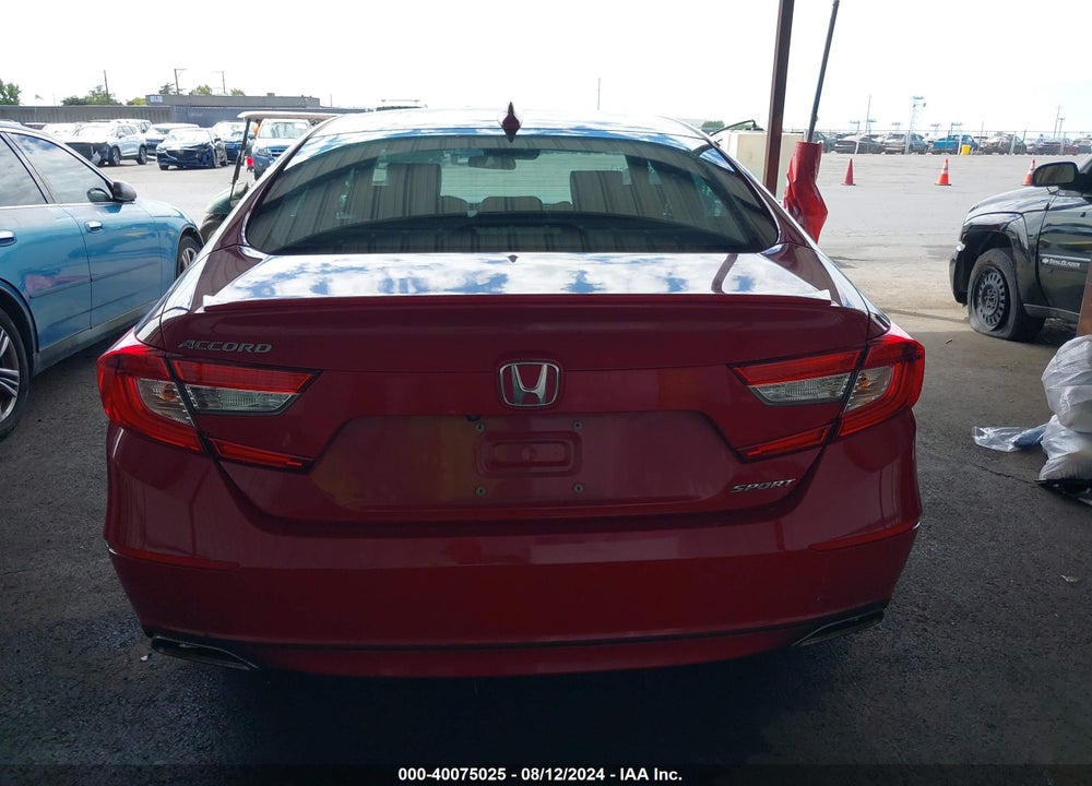 2018 HONDA ACCORD SPORT VIN: 1HGCV1F36JA019106