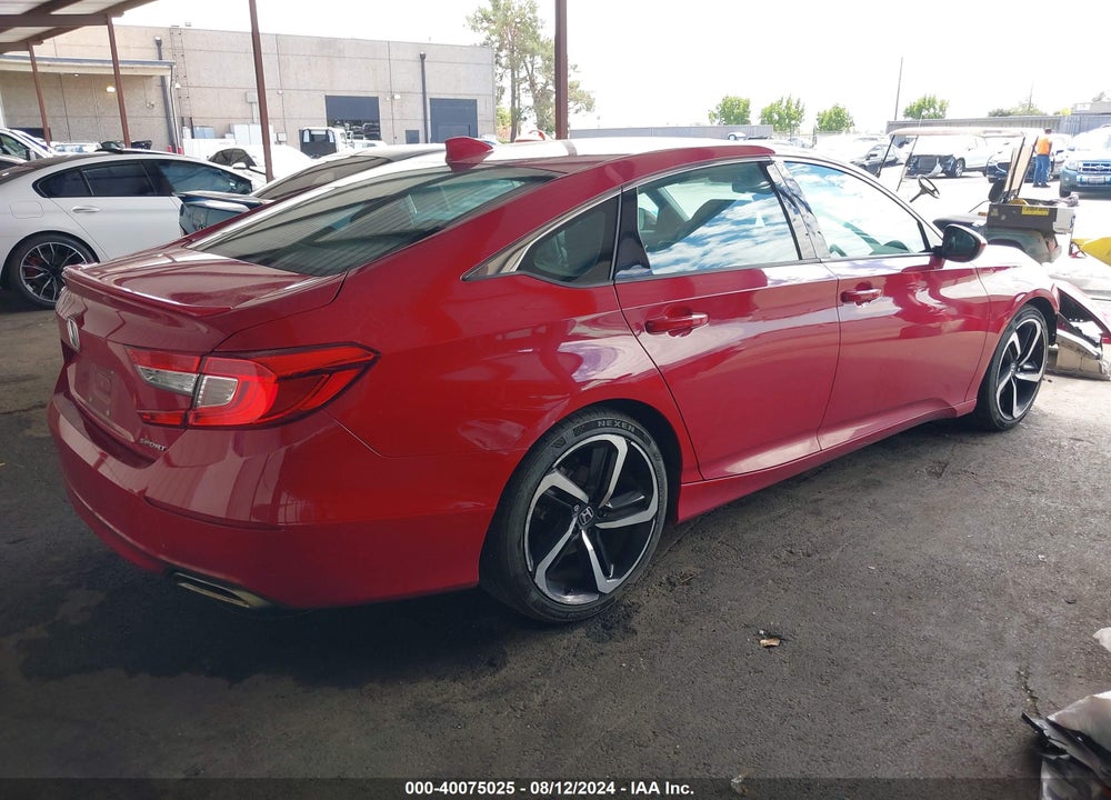 2018 HONDA ACCORD SPORT VIN: 1HGCV1F36JA019106