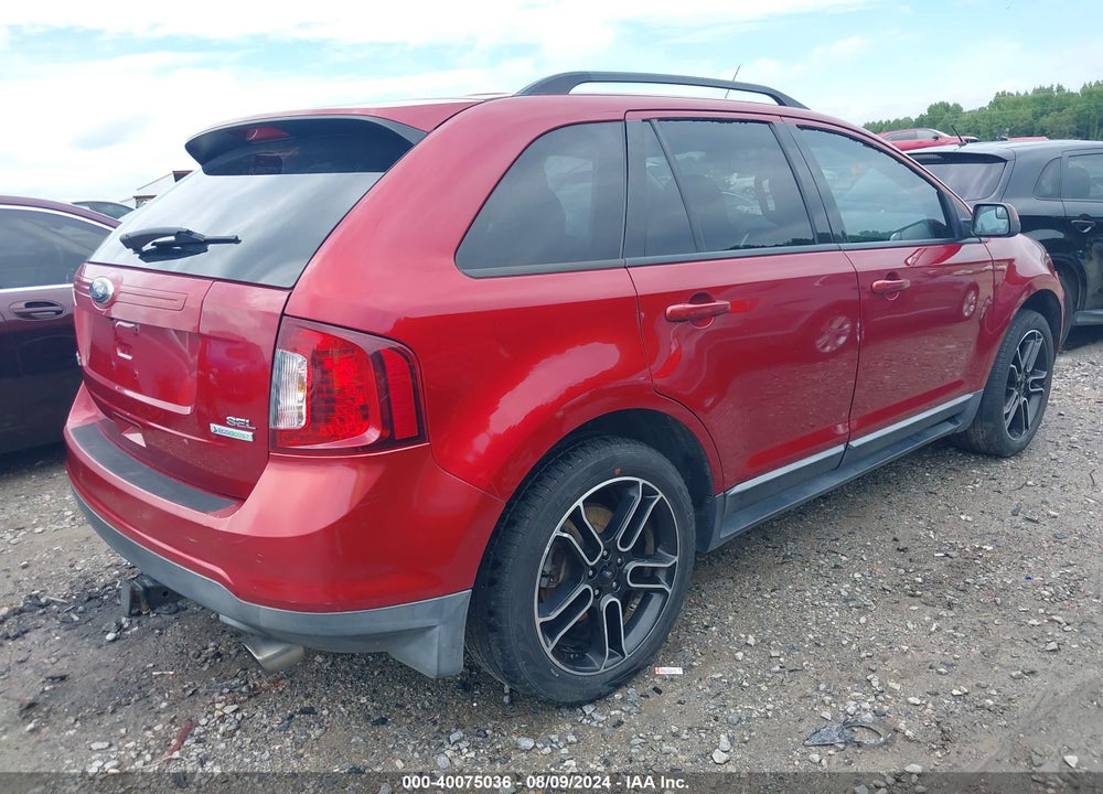 2013 FORD EDGE SEL VIN: 2FMDK3J92DBB50153