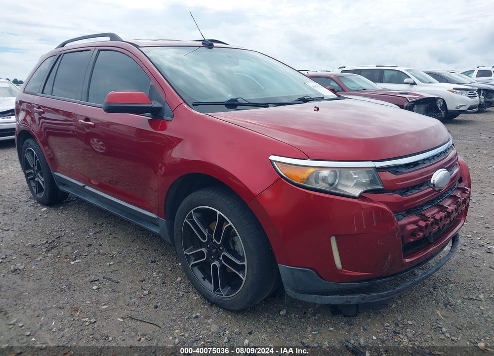 2013 FORD EDGE SEL VIN: 2FMDK3J92DBB50153