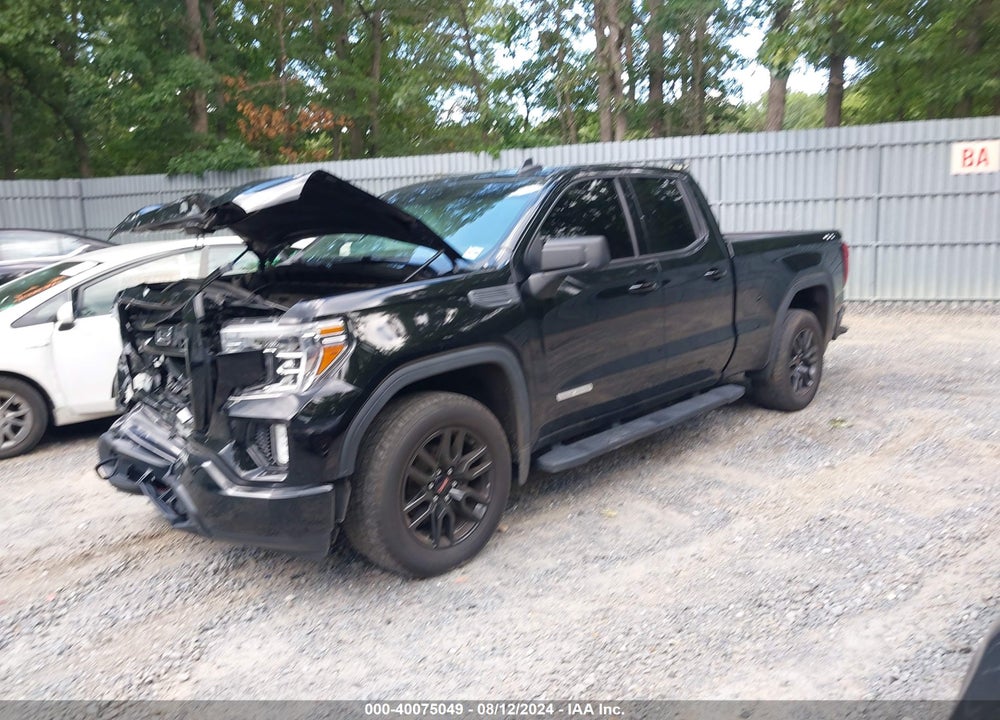 2021 GMC SIERRA 1500 4WD DOUBLE CAB STANDARD BOX ELEVATION VIN: 1GTR9CEK8MZ173789