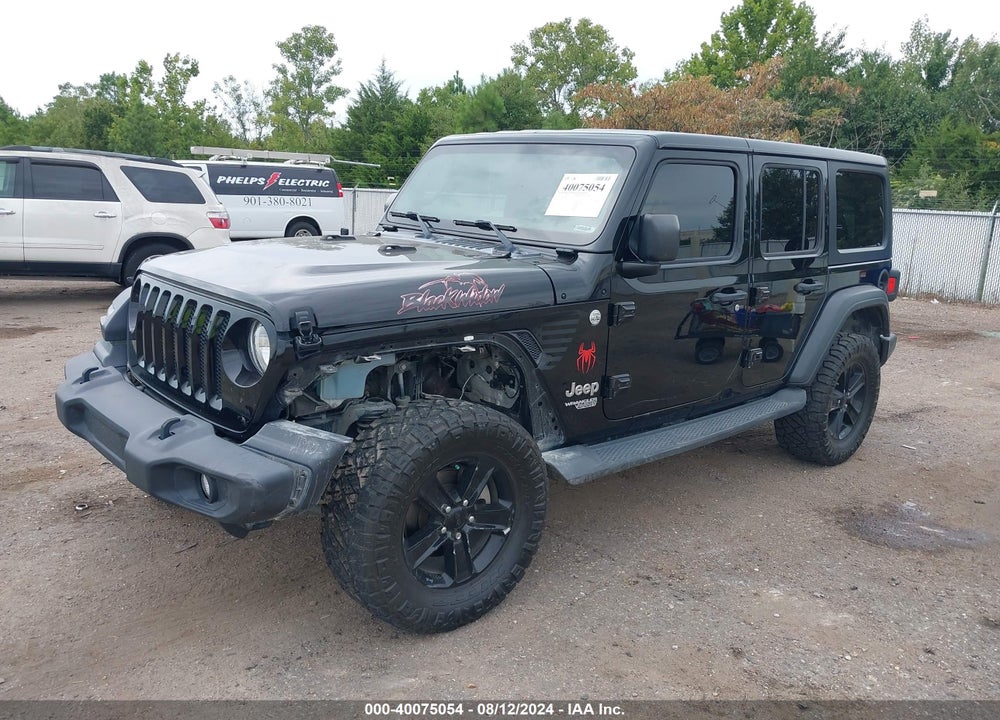 2018 JEEP WRANGLER UNLIMITED SPORT S 4X4 VIN: 1C4HJXDG3JW110510