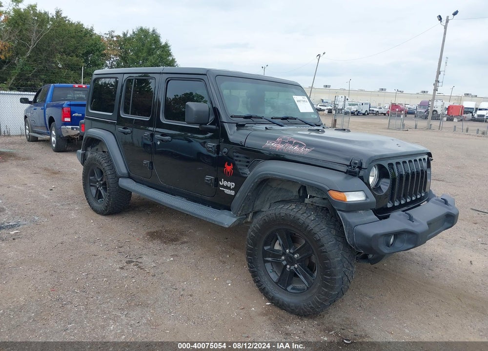 2018 JEEP WRANGLER UNLIMITED SPORT S 4X4 VIN: 1C4HJXDG3JW110510