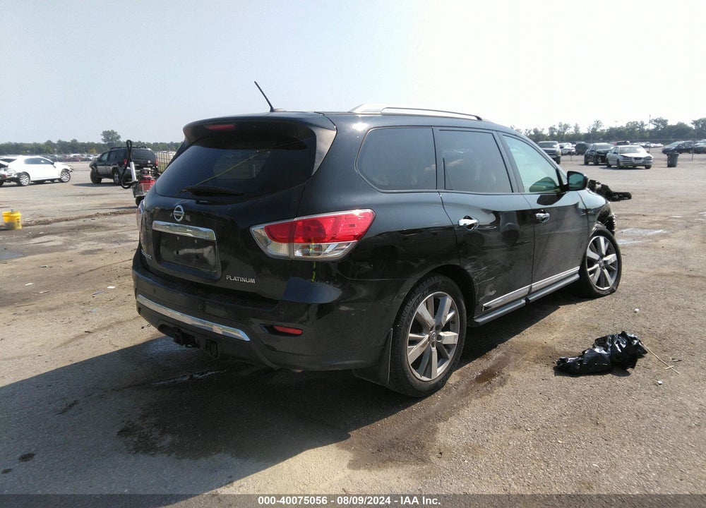 2016 NISSAN PATHFINDER PLATINUM VIN: 5N1AR2MN9GC667066
